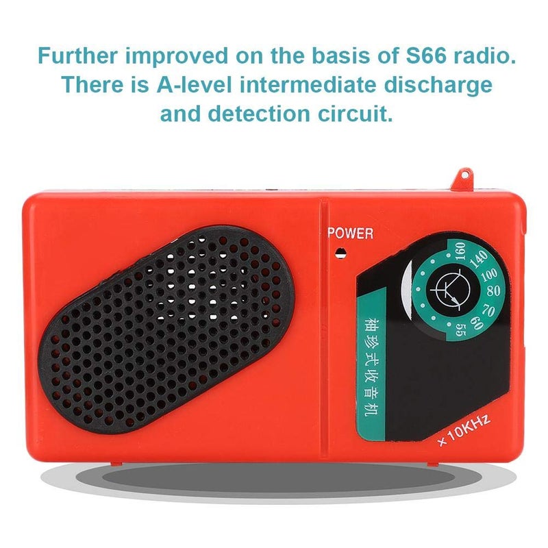 Serounder طقم إلكتروني لصنع راديو AM، 3V 6 أنبوب S66E دائرة كلاسيكية 535-1620khz مكونات إلكترونية مع مقبس سماعة 5mm للتلحيم والتعلم والتعليم - Image 2
